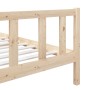 Estructura de cama madera maciza 90x200 cm de vidaXL, Camas y somieres - Ref: Foro24-3101138, Precio: 100,22 €, Descuento: %