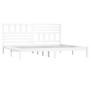 Solid white pine wood bed frame 200x200 cm by vidaXL, Beds and slatted bases - Ref: Foro24-3101044, Price: 158,22 €, Discount: %