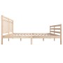 Estructura de cama de madera maciza 160x200 cm de vidaXL, Camas y somieres - Ref: Foro24-3100664, Precio: 135,74 €, Descuento: %