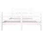 Estructura de cama de madera maciza blanca 160x200 cm de vidaXL, Camas y somieres - Ref: Foro24-3100665, Precio: 138,19 €, De...