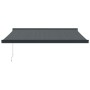 Toldo retráctil aluminio y tela gris antracita 3x2,5 m de vidaXL, Toldos - Ref: Foro24-3154561, Precio: 476,66 €, Descuento: %