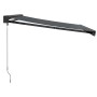 Toldo retráctil aluminio y tela gris antracita 3x2,5 m de vidaXL, Toldos - Ref: Foro24-3154561, Precio: 476,66 €, Descuento: %