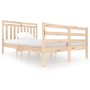 Solid wood bed frame 120x200 cm by vidaXL, Beds and slatted bases - Ref: Foro24-3100649, Price: 116,89 €, Discount: %