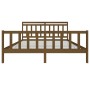 Honey brown solid wood bed frame 180x200 cm by vidaXL, Beds and slatted bases - Ref: Foro24-3100976, Price: 167,99 €, Discoun...