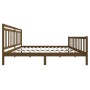 Honey brown solid wood bed frame 180x200 cm by vidaXL, Beds and slatted bases - Ref: Foro24-3100976, Price: 167,99 €, Discoun...