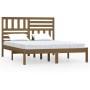 Estructura de cama madera maciza de pino marrón miel 120x200 cm de vidaXL, Camas y somieres - Ref: Foro24-3101021, Precio: 14...