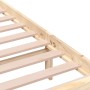 Solid wood bed frame 140x190 cm by vidaXL, Beds and slatted bases - Ref: Foro24-3100699, Price: 118,14 €, Discount: %