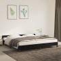 Bed frame with black velvet headboard 200x200 cm by vidaXL, Beds and slatted bases - Ref: Foro24-347593, Price: 153,03 €, Dis...