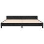 Bed frame with black velvet headboard 200x200 cm by vidaXL, Beds and slatted bases - Ref: Foro24-347593, Price: 153,03 €, Dis...