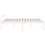 Bed for seniors solid white pine wood 160x200 cm by vidaXL, Beds and slatted bases - Ref: Foro24-810625, Price: 110,90 €, Dis...