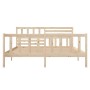 Estructura de cama madera maciza 120x200 cm de vidaXL, Camas y somieres - Ref: Foro24-3101148, Precio: 127,07 €, Descuento: %