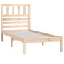 Solid pine wood bed frame 90x200 cm by vidaXL, Beds and slatted bases - Ref: Foro24-3101008, Price: 89,99 €, Discount: %