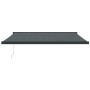 Toldo retráctil aluminio y tela gris antracita 4x3 m de vidaXL, Toldos - Ref: Foro24-3154563, Precio: 505,47 €, Descuento: %