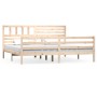 Estructura de cama de madera maciza super king 180x200 cm de vidaXL, Camas y somieres - Ref: Foro24-3101103, Precio: 165,69 €...