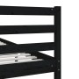 Black solid wood bed frame 180x200 cm by vidaXL, Beds and slatted bases - Ref: Foro24-3101107, Price: 188,26 €, Discount: %