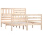 Estructura de cama madera maciza 140x200 cm de vidaXL, Camas y somieres - Ref: Foro24-3101088, Precio: 136,65 €, Descuento: %