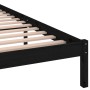 Estructura de cama madera maciza de pino negro 140x200 cm de vidaXL, Camas y somieres - Ref: Foro24-810434, Precio: 121,06 €,...