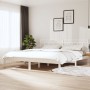 Solid white pine wood bed frame 160x200 cm by vidaXL, Beds and slatted bases - Ref: Foro24-3100600, Price: 131,49 €, Discount: %