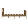 Estructura de cama de madera maciza marrón miel 180x200 cm de vidaXL, Camas y somieres - Ref: Foro24-3101171, Precio: 197,61 ...