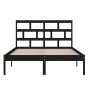 Solid black pine wood bed frame 140x200 cm by vidaXL, Beds and slatted bases - Ref: Foro24-3101222, Price: 166,11 €, Discount: %