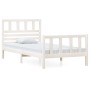 Estructura de cama madera maciza blanco 90x200 cm de vidaXL, Camas y somieres - Ref: Foro24-3101139, Precio: 104,77 €, Descue...