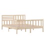 Solid wood bed frame 160x200 cm by vidaXL, Beds and slatted bases - Ref: Foro24-3101163, Price: 152,62 €, Discount: %