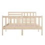 Solid wood bed frame 160x200 cm by vidaXL, Beds and slatted bases - Ref: Foro24-3101163, Price: 152,62 €, Discount: %