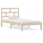 Estructura de cama madera maciza de pino 90x200 cm de vidaXL, Camas y somieres - Ref: Foro24-3101203, Precio: 88,10 €, Descue...