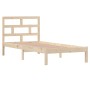 Estructura de cama madera maciza de pino 90x200 cm de vidaXL, Camas y somieres - Ref: Foro24-3101203, Precio: 88,10 €, Descue...