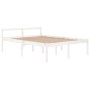 Bed for seniors solid pine wood 150x200 cm by vidaXL, Beds and slatted bases - Ref: Foro24-810620, Price: 106,44 €, Discount: %