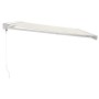 Toldo retráctil aluminio y tela color crema 4,5x3 m de vidaXL, Toldos - Ref: Foro24-3154529, Precio: 668,54 €, Descuento: %