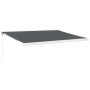 Toldo retráctil aluminio y tela gris antracita 4x3 m de vidaXL, Toldos - Ref: Foro24-3154538, Precio: 570,27 €, Descuento: %