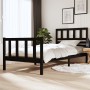 Estructura de cama madera maciza negro 100x200 cm de vidaXL, Camas y somieres - Ref: Foro24-3101147, Precio: 144,79 €, Descue...