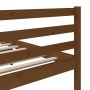 Honey brown solid pine wood bed frame 160x200 cm by vidaXL, Beds and slatted bases - Ref: Foro24-3101296, Price: 173,32 €, Di...