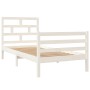 Estructura de cama madera maciza de pino 90x200 cm de vidaXL, Camas y somieres - Ref: Foro24-3101269, Precio: 106,59 €, Descu...