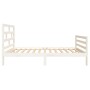 Estructura de cama madera maciza de pino 90x200 cm de vidaXL, Camas y somieres - Ref: Foro24-3101269, Precio: 106,59 €, Descu...