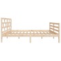 Estructura de cama madera maciza de pino 120x200 cm de vidaXL, Camas y somieres - Ref: Foro24-3101278, Precio: 121,17 €, Desc...