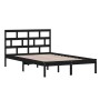 Estructura de cama madera maciza de pino negro 120x200 cm de vidaXL, Camas y somieres - Ref: Foro24-3101217, Precio: 159,77 €...