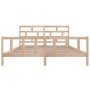 Estructura de cama de madera maciza de pino 200x200 cm de vidaXL, Camas y somieres - Ref: Foro24-3101368, Precio: 147,00 €, D...