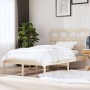 Solid pine wood bed frame 120x200 cm by vidaXL, Beds and slatted bases - Ref: Foro24-3101213, Price: 112,99 €, Discount: %