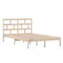 Solid pine wood bed frame 120x200 cm by vidaXL, Beds and slatted bases - Ref: Foro24-3101213, Price: 112,99 €, Discount: %