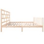 Solid pine wood bed frame 180x200 cm by vidaXL, Beds and slatted bases - Ref: Foro24-3101363, Price: 170,82 €, Discount: %