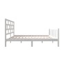 Solid white pine wood bed frame 140x200 cm by vidaXL, Beds and slatted bases - Ref: Foro24-3101349, Price: 148,98 €, Discount: %