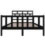 Solid black pine wood bed frame 120x200 cm by vidaXL, Beds and slatted bases - Ref: Foro24-3101347, Price: 180,81 €, Discount: %