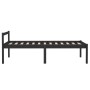 Estructura de cama madera maciza de pino negro 90x200 cm de vidaXL, Camas y somieres - Ref: Foro24-810603, Precio: 76,81 €, D...