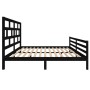 Black solid wood bed frame 180x200 cm by vidaXL, Beds and slatted bases - Ref: Foro24-3101302, Price: 171,99 €, Discount: %