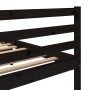 Black solid wood bed frame 180x200 cm by vidaXL, Beds and slatted bases - Ref: Foro24-3101302, Price: 171,99 €, Discount: %