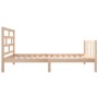 Solid pine wood bed frame 90x200 cm by vidaXL, Beds and slatted bases - Ref: Foro24-3101333, Price: 94,23 €, Discount: %