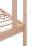 Solid pine wood bed frame 90x200 cm by vidaXL, Beds and slatted bases - Ref: Foro24-3101333, Price: 94,23 €, Discount: %