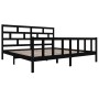 Estructura de cama madera maciza Super King negra 180x200 cm de vidaXL, Camas y somieres - Ref: Foro24-3101367, Precio: 203,7...